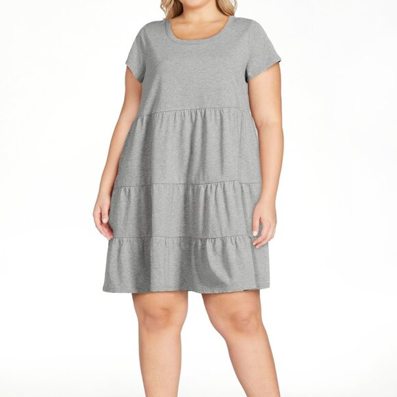 XXL Time and Tru Gray dress - Picture 1 of 4